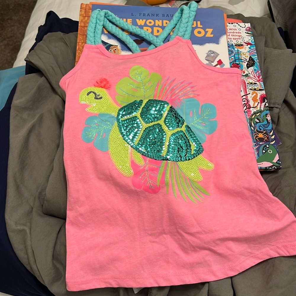 NWOT Sea Turtle Summer Tank Top